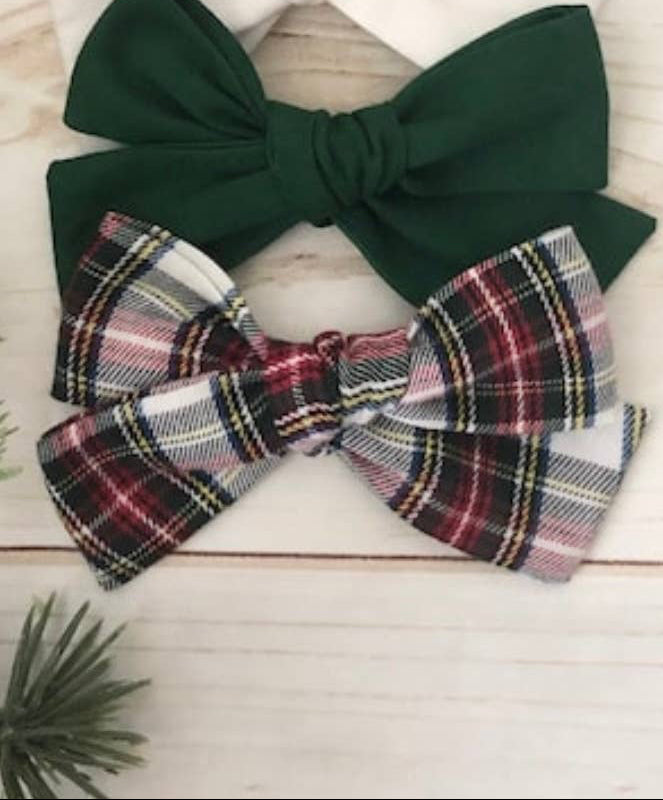 Christmas Hair Bows/Headbands for Babies & Toddler Girls