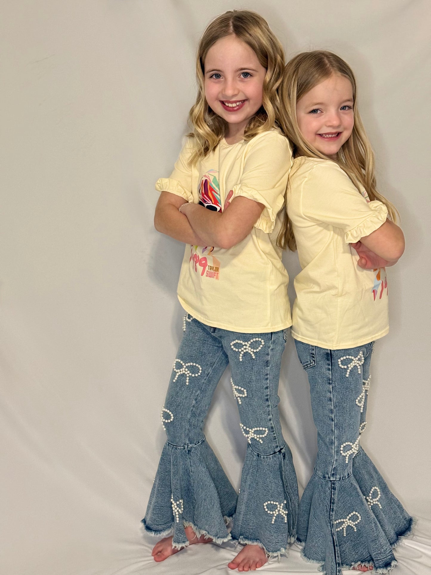 Gray Pearl Denim Jeans