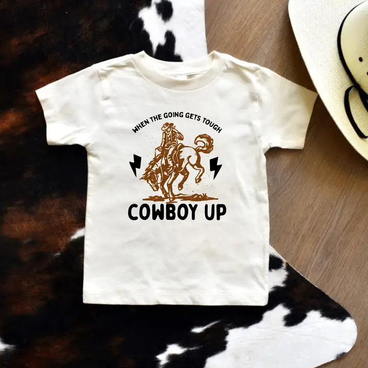 Cowboy Up Kids Tee Shirt