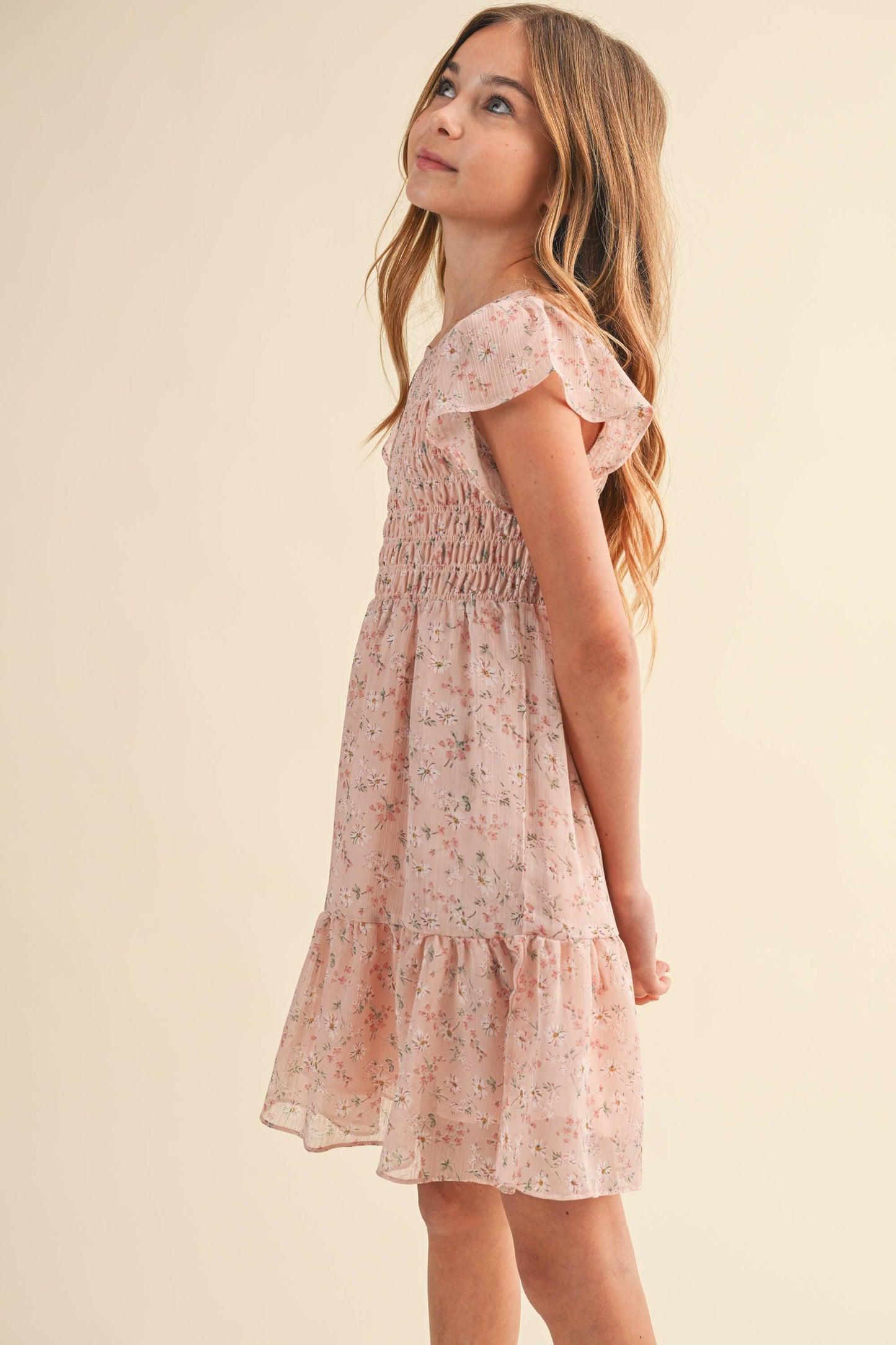 Tween Girls Floral Dress