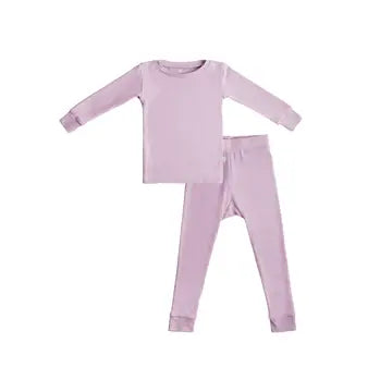 Toddler/Kids Bamboo Pajamas-Blush
