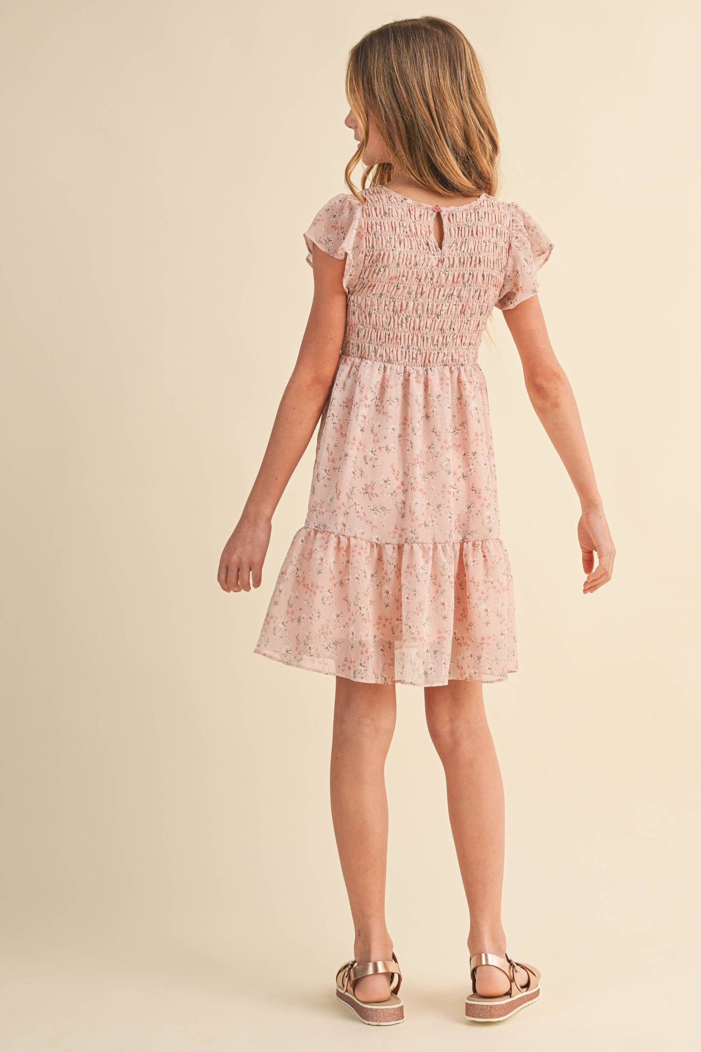 Tween Girls Floral Dress