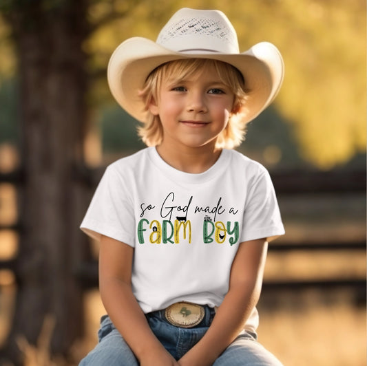 So God Made a Farm Boy Tee