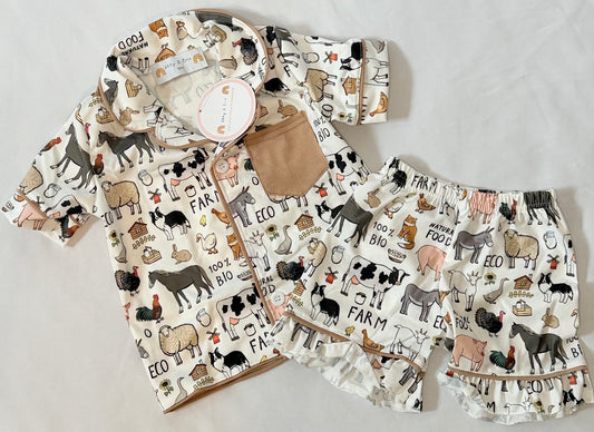Toddler Farm Girl Pajama Set