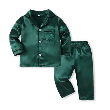 Boys/Toddler Satin Pajama Set