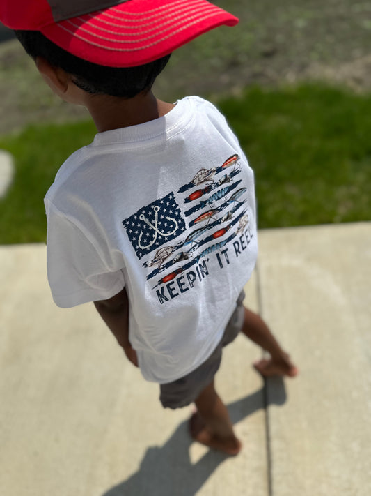 Keepin' It Reel Kid's Fishing Tee