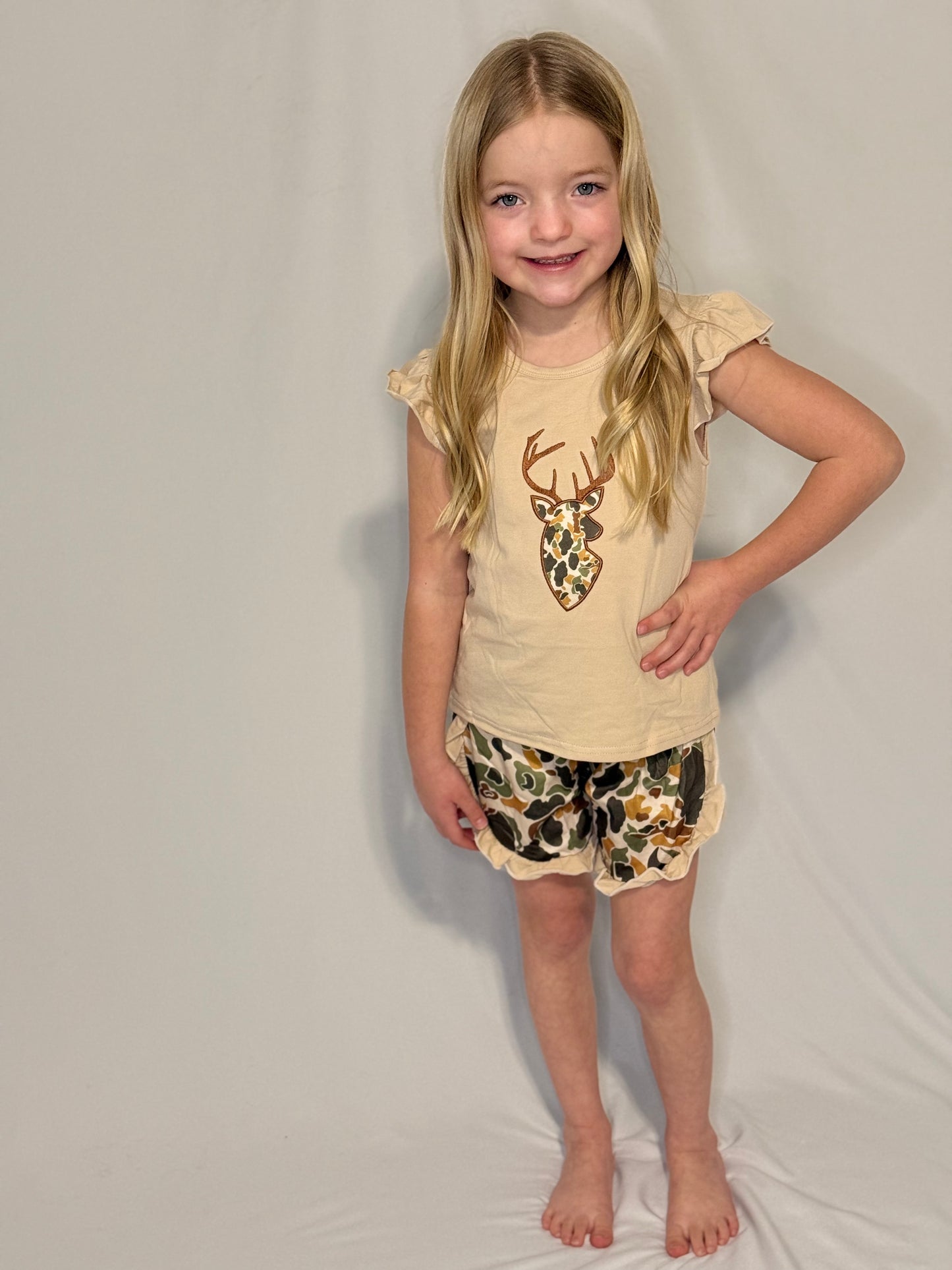 Girls Camo Set