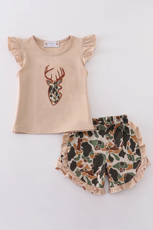 Girls Camo Set