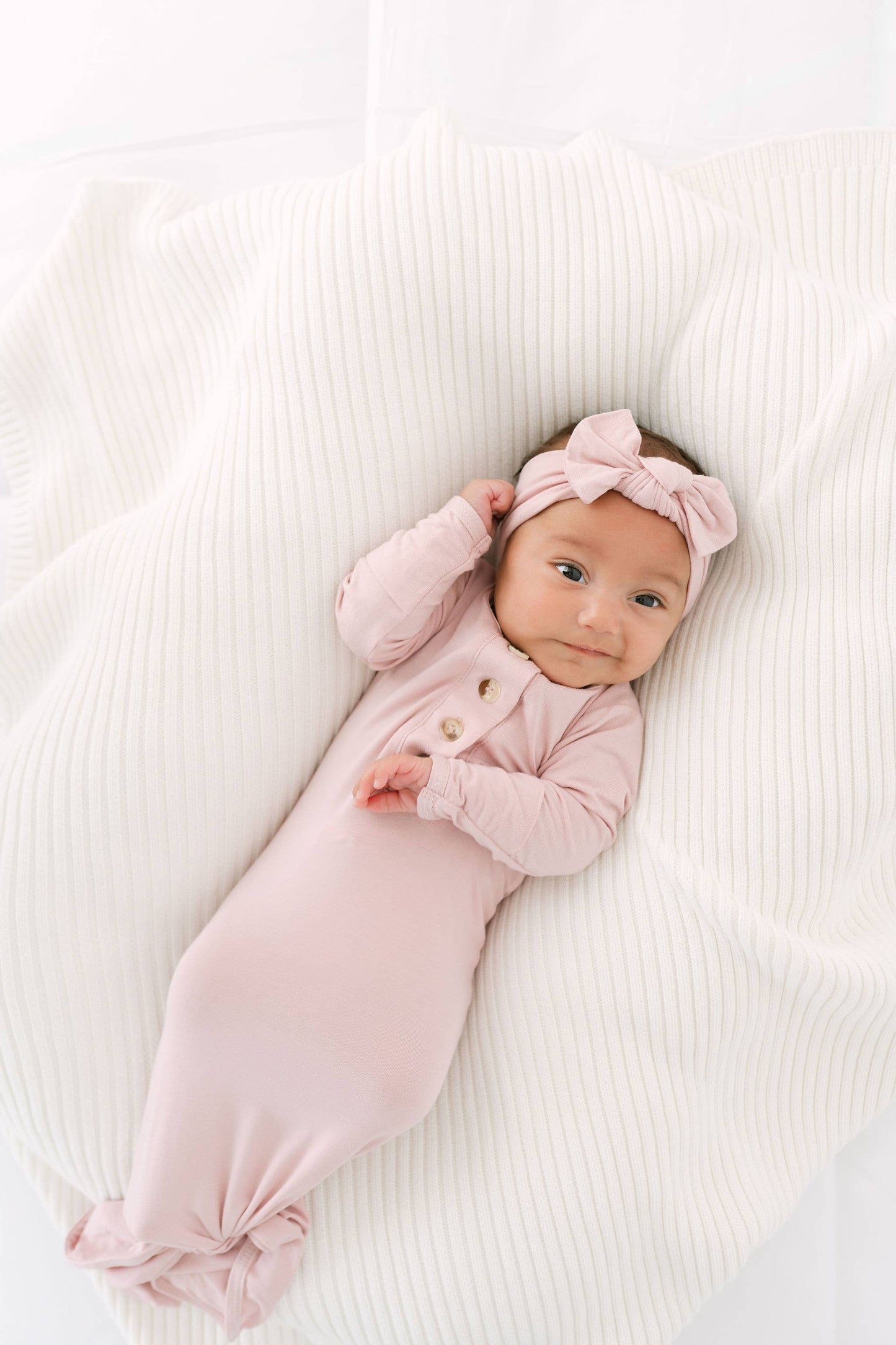 Preemie Baby Girl Gown Set